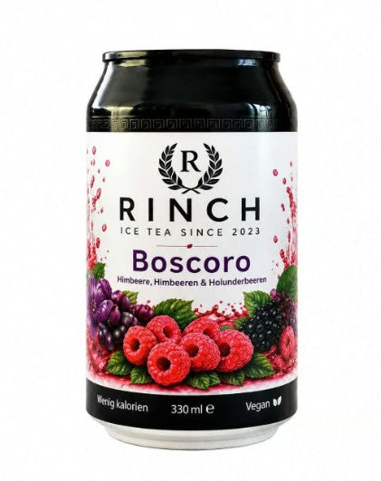 RINCH Boscoro Eistee mit fruchtigem Beeren Geschmack 330 ml Schweiz – Dose