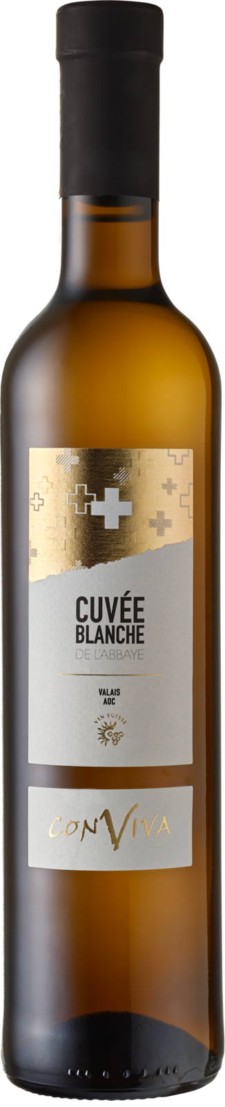 Conviva Cuvée blanche AOC Valais 2024 Weisswein Kiste 6 x 50 cl / 12.5 % Schweiz – Produktansicht