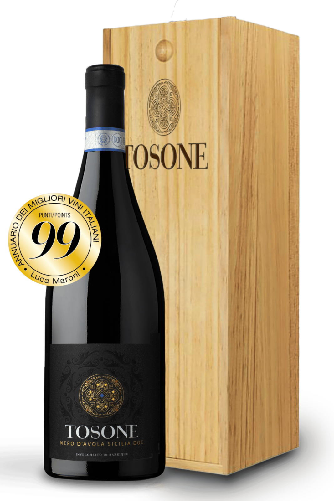Tosone Nero d`Avola Sicilia DOC 2024 Rotwein 150 cl Schweiz – Produktansicht