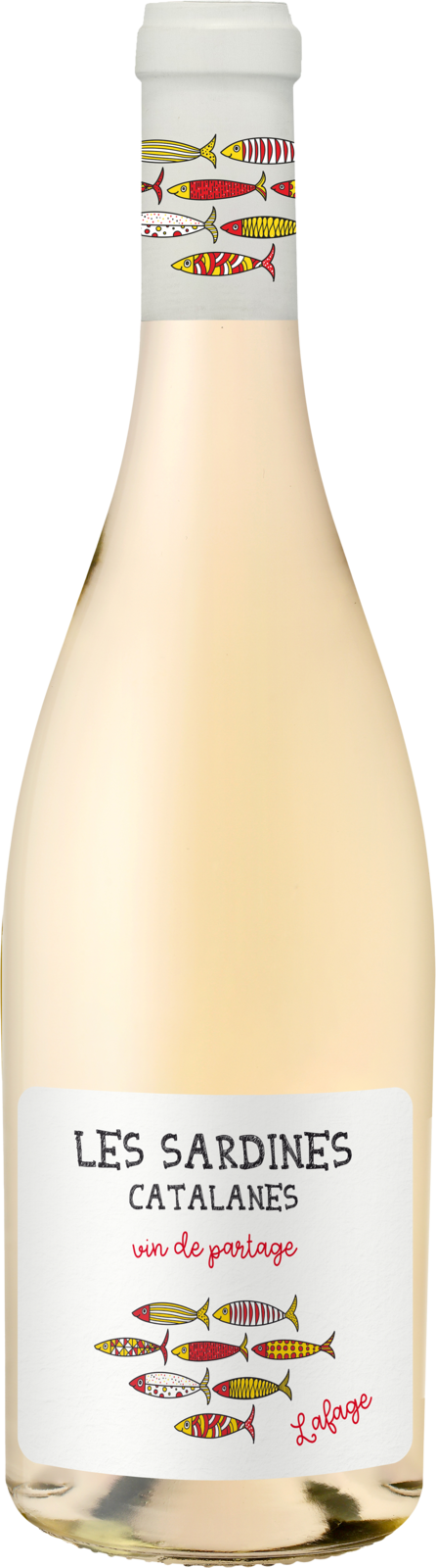 Domaine Lafage Les Sardines Catalanes Blanc Côtes Catalanes IGP 2025 Weisswein Kiste 6 x 75 cl / 11 % Frankreich – Produktansicht