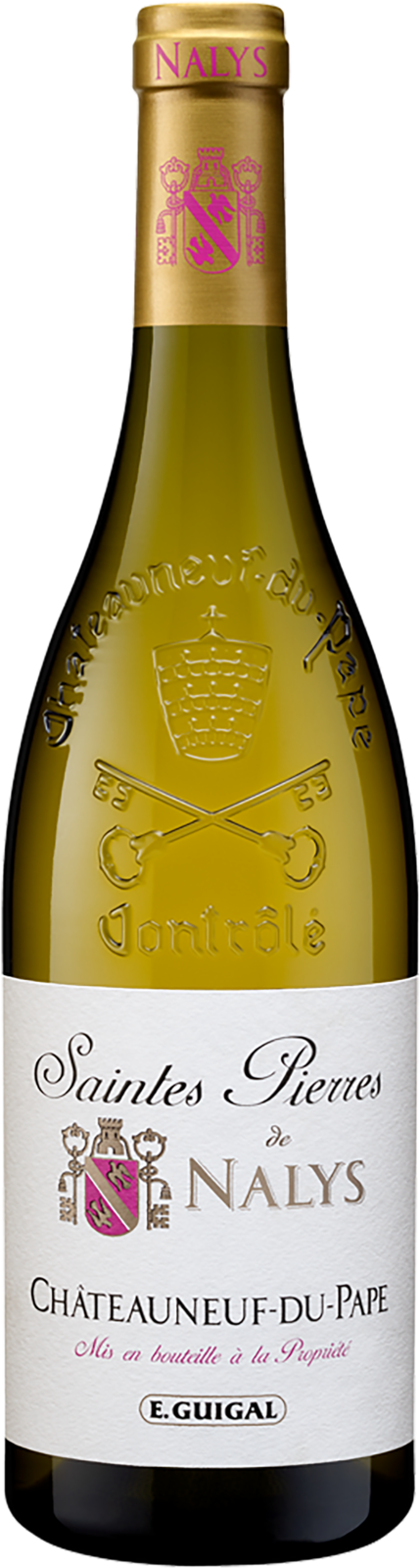 E. Guigal Châteauneuf du Pape Blanc Saintes Pierres de Nalys 2018 Weisswein Kiste 6 x 75 cl / 13.5 % Frankreich – Produktansicht