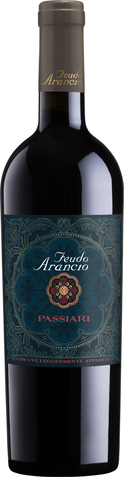 Mezzacorona – Feudo Arancio Passiari Rosso Terre Siciliane IGT 2024 Rotwein Kiste 6 x 75 cl / 13.5 % Italien – Produktansicht