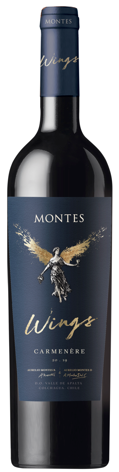 Montes Wings 2020 Rotwein Kiste 6 x 75 cl / 14.5 % Chile – Produktansicht