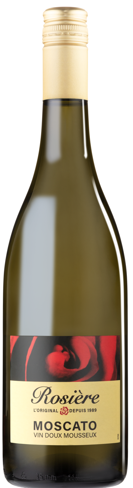 Rosière Moscato Schaumwein Kiste 6 x 75 cl / 7.7 % Italien – Produktansicht