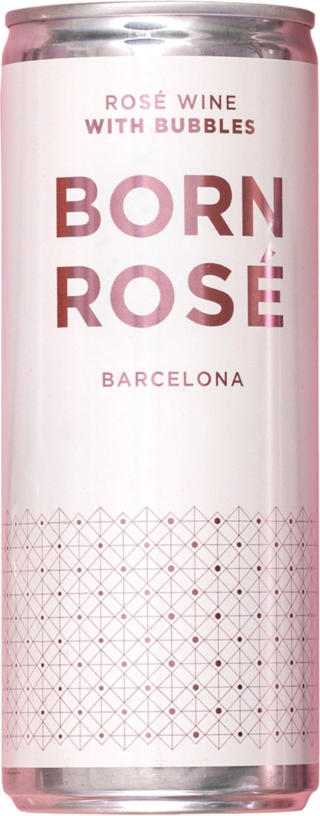 BORN ROSÉ BORN ROSÉ BUBBLES – Bio Vegan Roséwein Kiste 12 x 25 Dose / 12 % Spanien – Produktansicht
