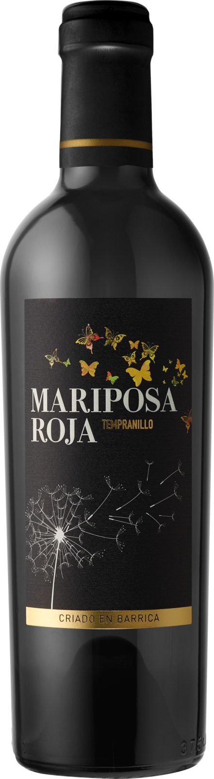 Mariposa Tempranillo Vino de España Criado en barrica 2023 Rotwein Kiste 6 x 37.5 cl / 14 % Spanien – Produktansicht