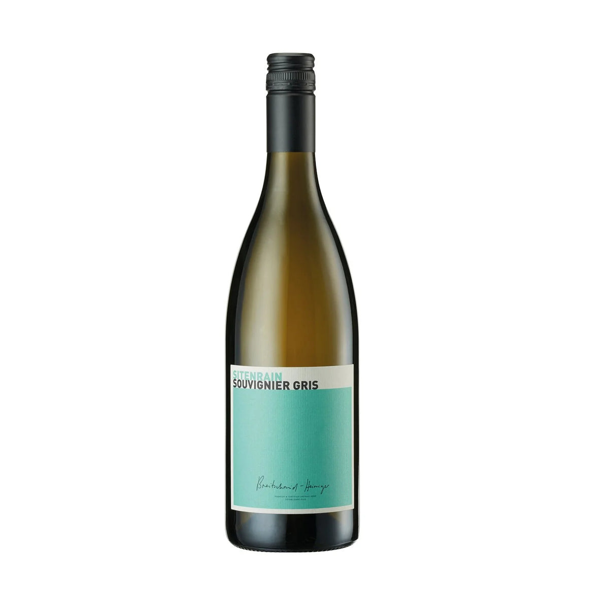 Sitenrain Souvignier Gris Bio Weisswein 2023 AOC Luzern Kiste mit 6 Flaschen 6 x 75 cl / 13.6 % Schweiz – Flasche