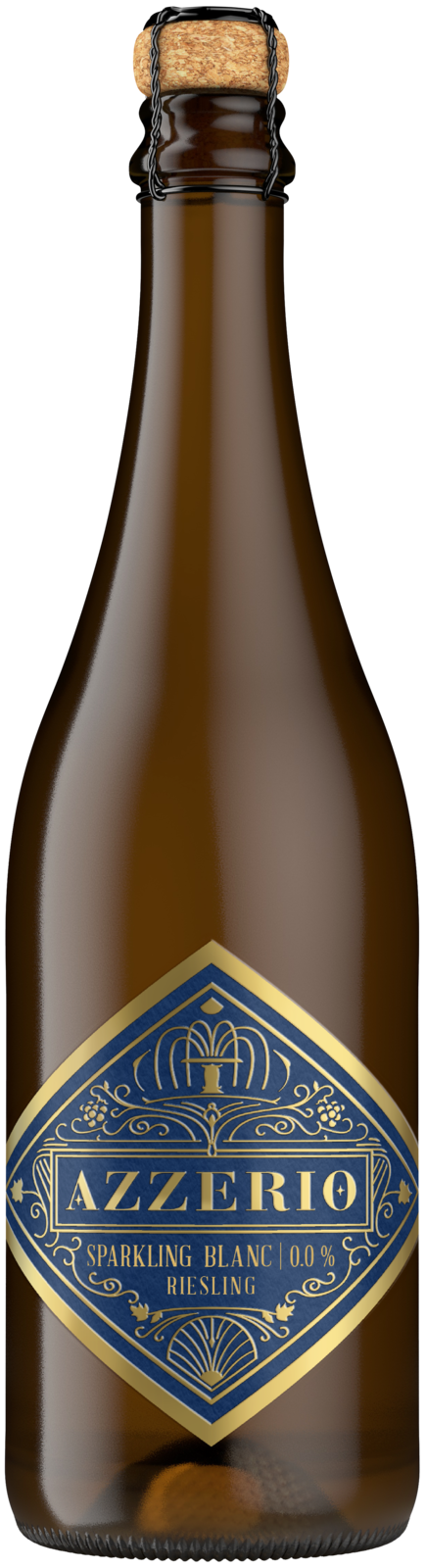 AZZERIO Sparkling Blanc 0.0% alkoholfrei Kiste 6 x 75 cl Deutschland – Flasche