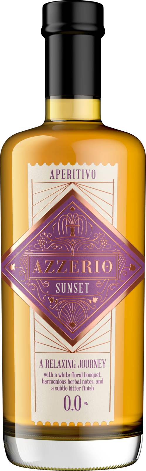 AZZERIO Sunset Aperitivo 0.0% alkoholfrei Kiste 6 x 70 cl – Flasche
