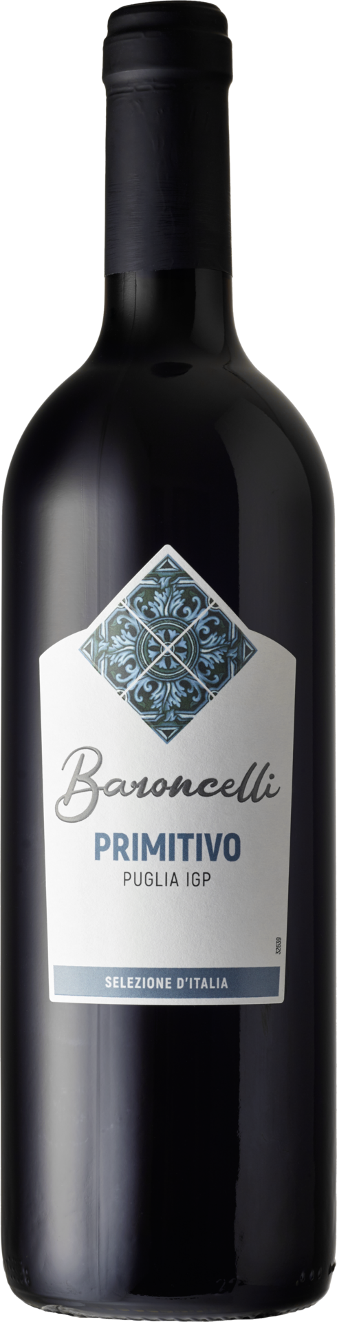 Baroncelli Primitivo Puglia IGP 2025 Rotwein Kiste 6 x 75 cl / 13 % Italien – Flasche