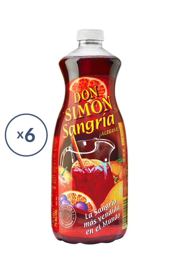DON SIMON Sangria PET Kiste 6 x 1.5 Liter – Flasche