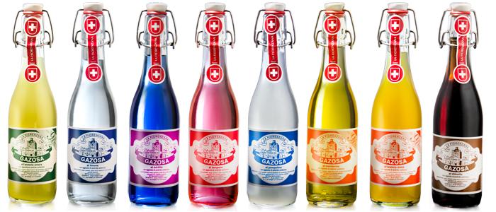GAZOSA Fiorenzana AL LIMONE Bügelflasche Kiste 20 x 350 ml Schweiz – Bild 2