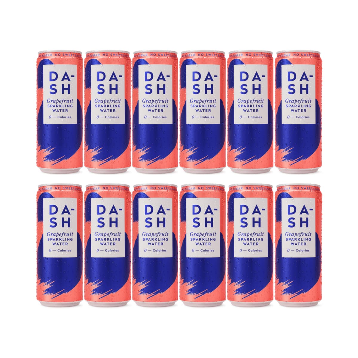 DASH Grapefruit Sparkling Water Dose Kiste 24 x 330 ml UK – Ansicht 1
