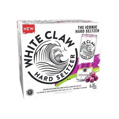 White Claw HARD SELTZER Grape Kiste 24 x 355 ml USA – Produktansicht