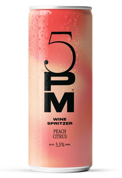 5PM Wine Spritzer Peach Citrus Kiste 24 x 250 ml – Dose