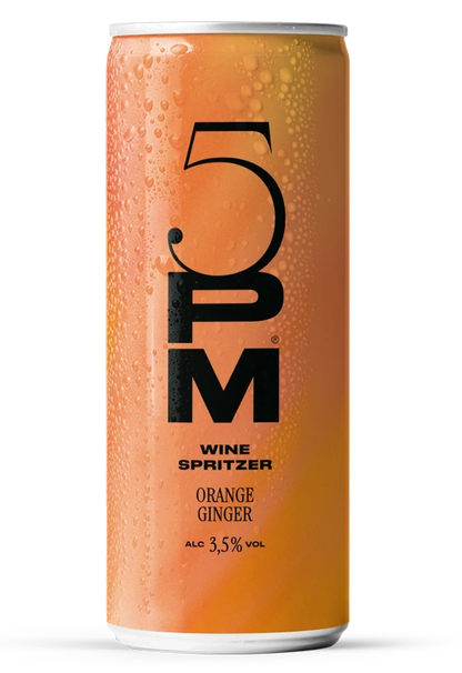 5PM Wine Spritzer Orange Ginger Kiste 24 x 250 ml – Dose