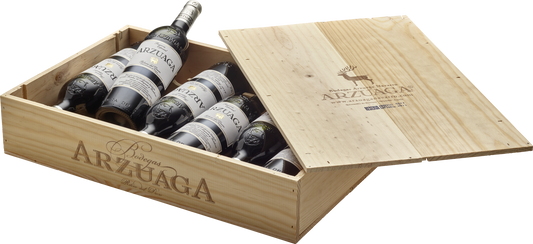 Bodegas Arzuaga Ribera del Duero D.O. Reserva Especial Arzuaga 2020 Rotwein Holzkiste 6 x 75 cl / 14.5 % Spanien – Flasche