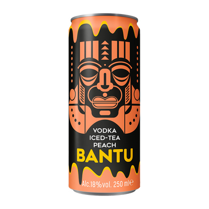 Bantu Vodka Iced-Tea Peach Kiste 24 x 250 ml / 18 %