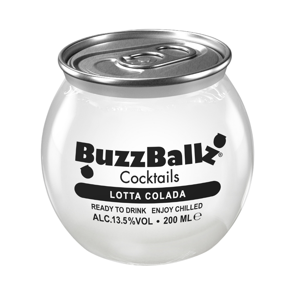 BuzzBallz Lotta Colada Cocktail 200 ml / 15 % USA – Produktansicht