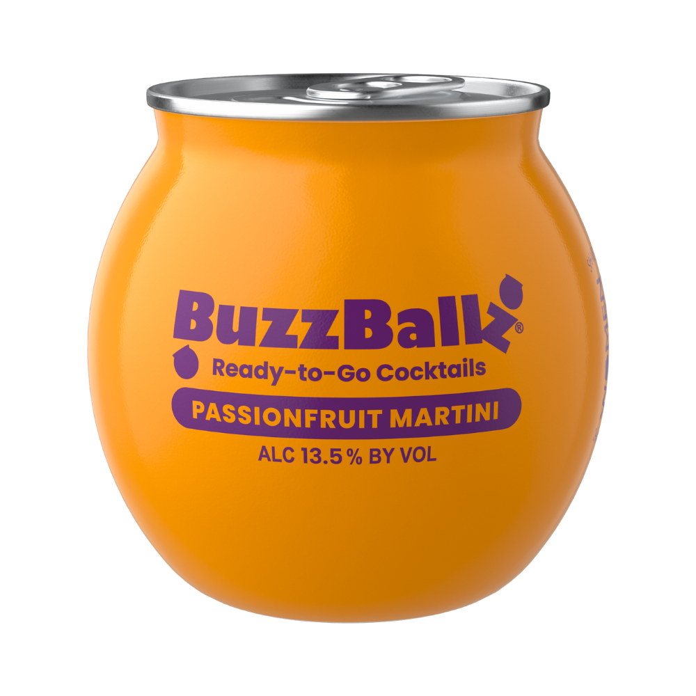BuzzBallz Passionfruit Martini Cocktail 200 ml / 15 % USA – Produktansicht