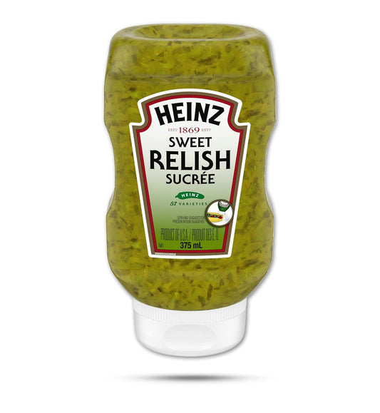 Heinz Sweet Relish Squeeze Flasche Kiste 12 x 375 ml USA – Ansicht 1
