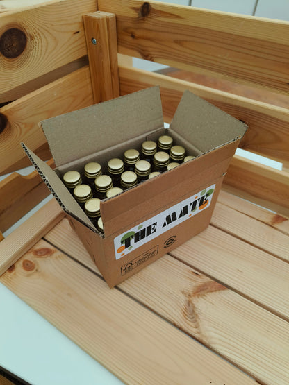 THE MATE Likör mit Koffein Miniatur 2 cl Schweiz – Flasche Detail