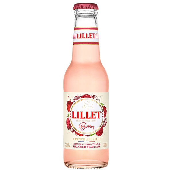 LILLET Berry Ready to Drink Glas Kiste 12 x 200 ml / 5 % Frankreich – Ansicht Flasche