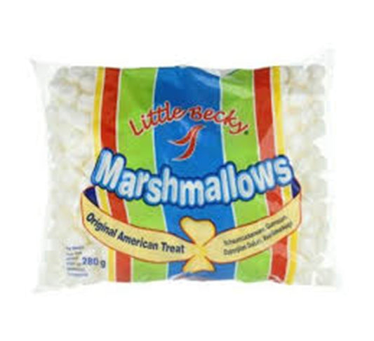 Little Becky Mini Marshmallows weiss Kiste 24 x 280 Gramm USA – Ansicht 1