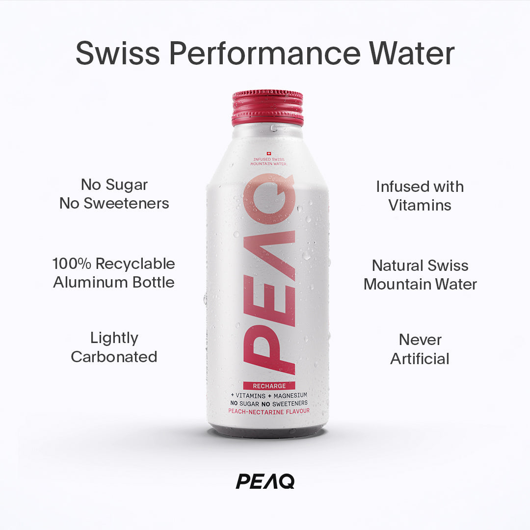 PEAQ RESTART Peach-Nectarine Swiss Performance Water – Nährwerte und Key Facts