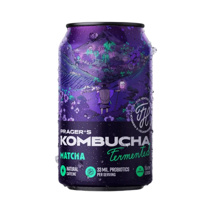 PRAGER'S Kombucha Matcha Kiste 24 x 330 ml Tschechien – Dose