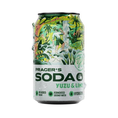 PRAGER'S Soda Yuzu & Lime Kiste 24 x 330 ml Tschechien – Dose