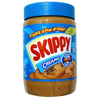 SKIPPY Peanut Butter CREAMY Glas Kiste 12 x 510 Gramm USA