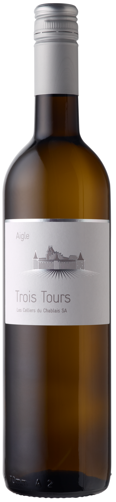 Celliers du Chablais Trois Tours Aigle Chablais AOC 2024 Weisswein Kiste 6 x 75 cl / 12.6 % Schweiz – Produktansicht