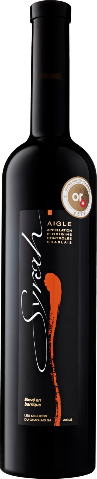 Celliers du Chablais Syrah d'Aigle Chablais AOC barrique 2022 Rotwein Kiste 6 x 75 cl / 13.5 % Schweiz – Produktansicht