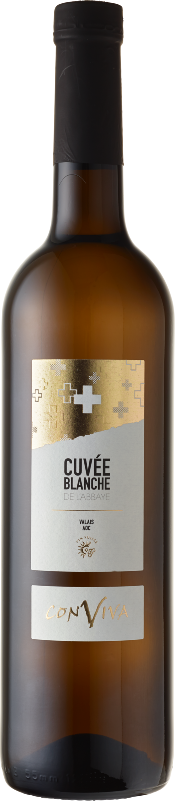 Conviva Cuvée blanche AOC Valais 2024 Weisswein Kiste 6 x 75 cl / 12.5 % Schweiz – Produktansicht