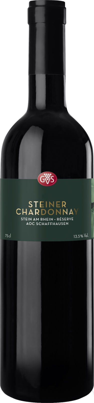 GVS Weinkellerei Steiner Chardonnay Réserve AOC Schaffhausen 2023 Weisswein Kiste 6 x 75 cl / 13.5 % Schweiz – Produktansicht