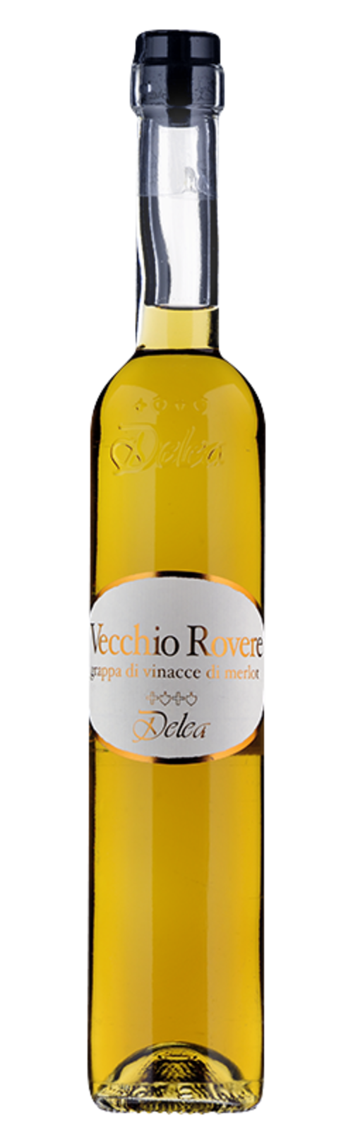 Angelo Delea Grappa Vecchio Rovere Kiste 6 x 50 cl / 43 % Schweiz – Produktansicht
