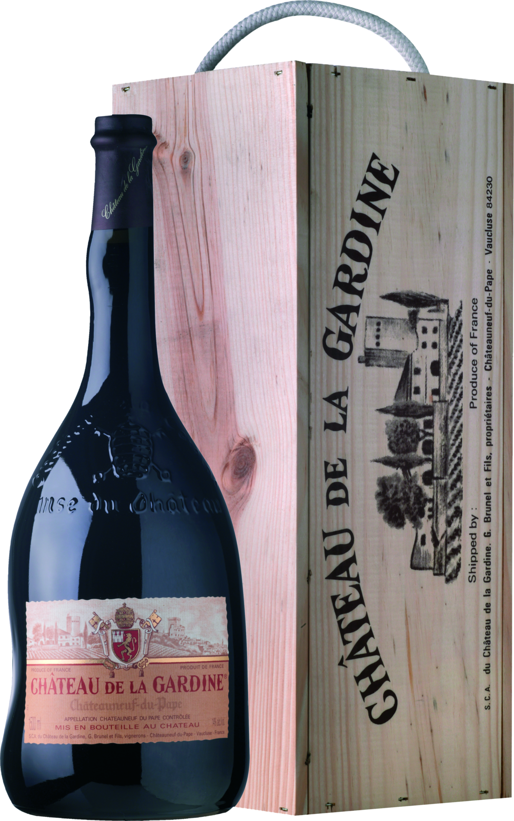 Château de la Gardine Châteauneuf-du-Pape AC 2021 Rotwein 150 cl / 14 % Schweiz – Produktansicht