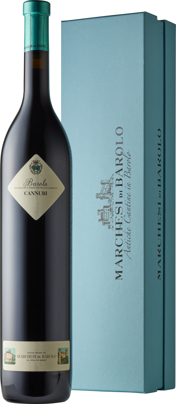 Marchesi di Barolo Barolo DOCG Vigna Cannubi 2021 Rotwein 150 cl / 14.5 % Schweiz – Produktansicht