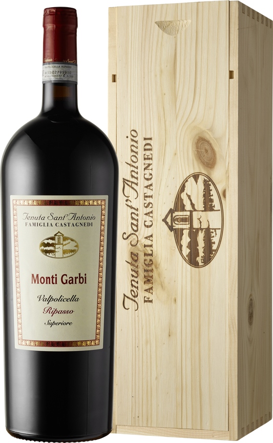 Tenuta Sant’Antonio Valpolicella superiore DOC Ripasso Monti Garbi 2022 Rotwein 300 cl / 14 % Schweiz – Produktansicht