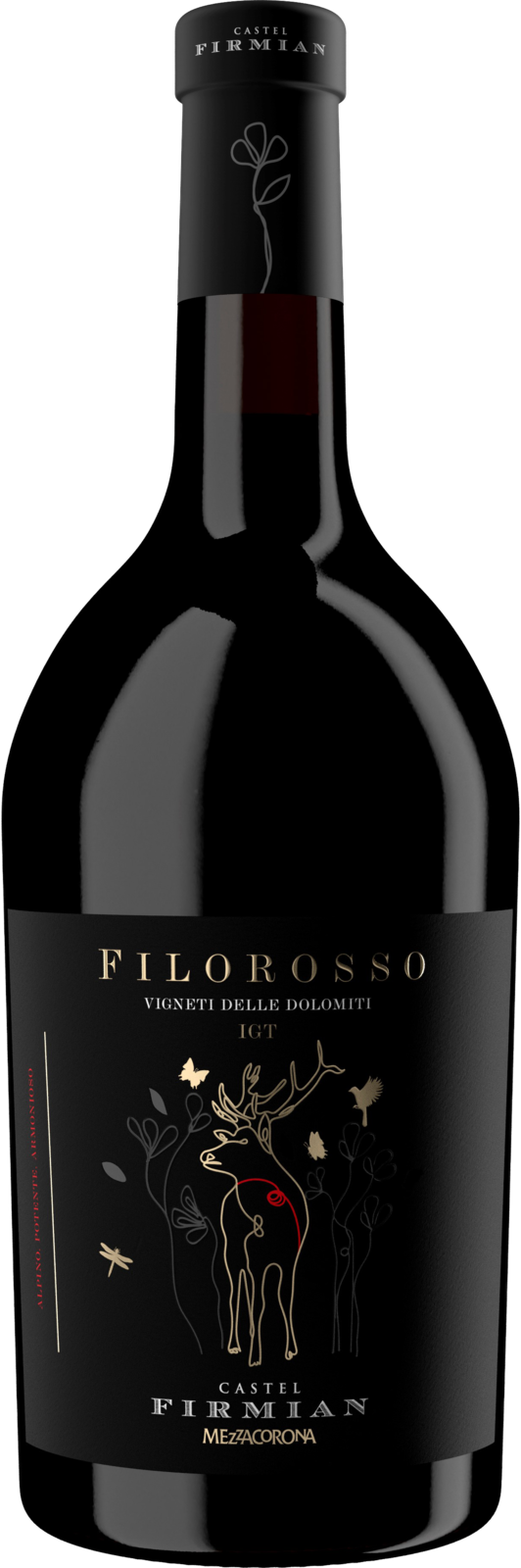 Castel Firmian Mezzacorona Filorosso Dolomiti IGT 2023 Rotwein Kiste 6 x 75 cl / 13.5 % Italien – Produktansicht