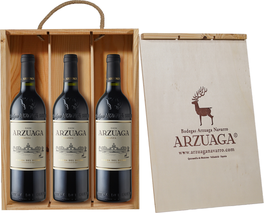 Bodegas Arzuaga Ribera del Duero D.O. Arzuaga Trio Rotwein 75 cl / 0 % Spanien – Produktansicht