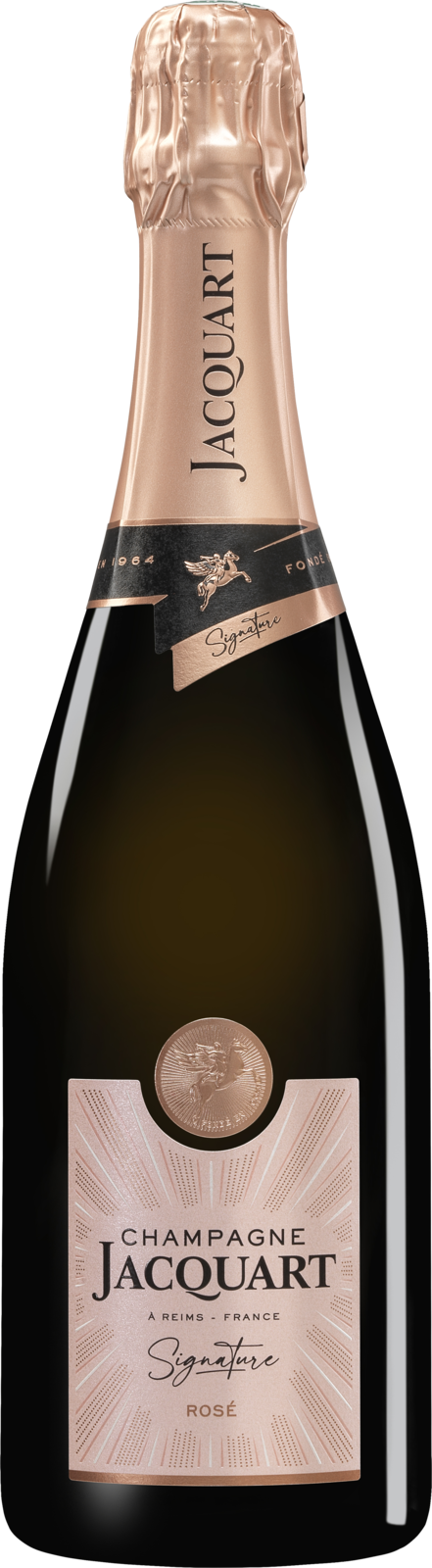 Champagne Jacquart Signature Rosé im Etui Schaumwein Kiste 6 x 75 cl / 12.5 % Frankreich – Produktansicht