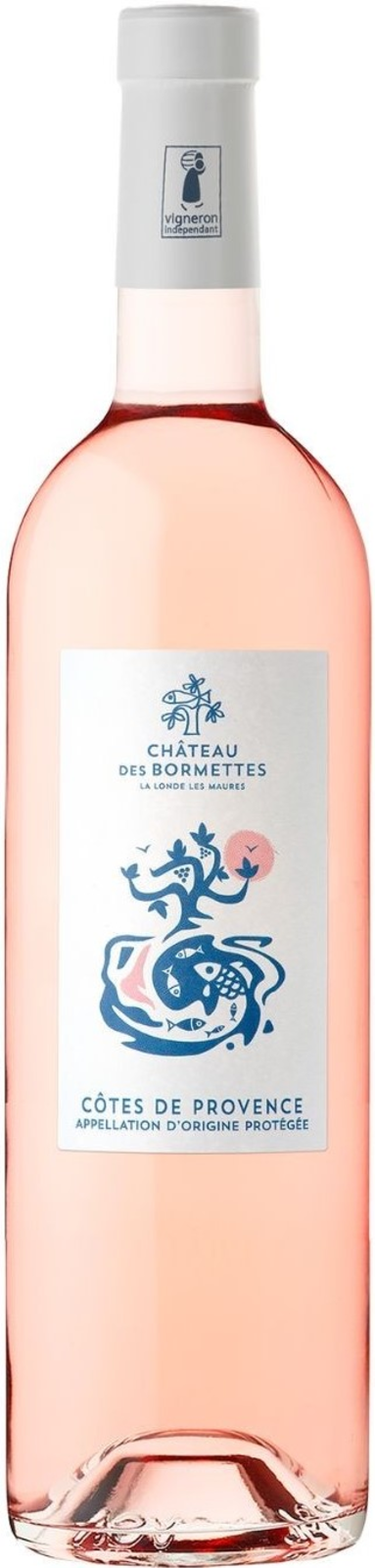 Château des Bormettes Côte & Mer Côtes de Provence AOP 2025 Rosé Kiste 6 x 75 cl / 12 % Frankreich – Produktansicht
