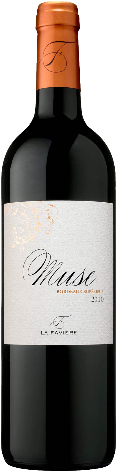 Château la Favière Muse de la Favière AOC Bordeaux Supérieur 2022 Rotwein Kiste 6 x 75 cl / 14.5 % Frankreich – Produktansicht