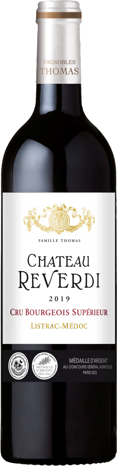Château Reverdi Listrac-Médoc AC Cru Bourgeois 2020 Rotwein Kiste 6 x 75 cl / 13.5 % Frankreich – Produktansicht