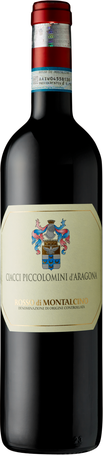 Ciacci Piccolomini Rosso di Montalcino DOC 2024 Rotwein Kiste 6 x 75 cl / 14 % Italien – Produktansicht