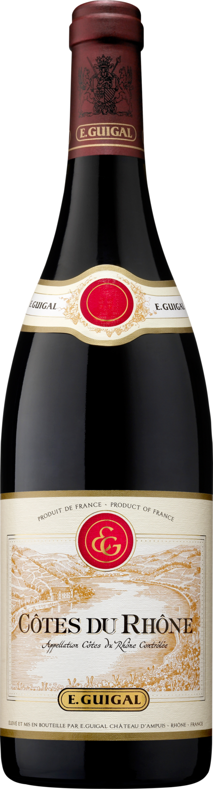 E. Guigal Côtes-du-Rhône AC rouge 2023 Rotwein Kiste 6 x 75 cl / 15 % Frankreich – Produktansicht