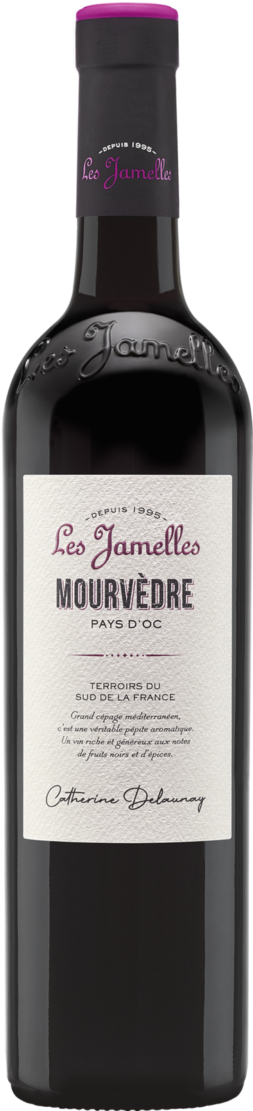 Les Jamelles Mourvèdre Pays d’Oc IGP 2022 Rotwein Kiste 6 x 75 cl / 13.5 % Frankreich – Produktansicht