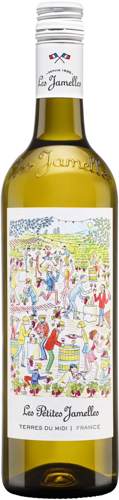 Les Jamelles Les petites Jamelles blanc 2024 Weisswein Kiste 6 x 75 cl / 12.5 % Frankreich – Produktansicht